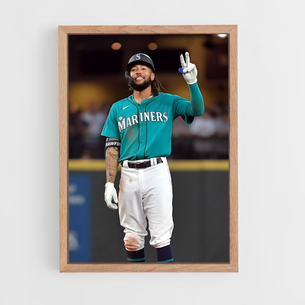 Poster Seattle mariners – affiche Baseball (vue 4)